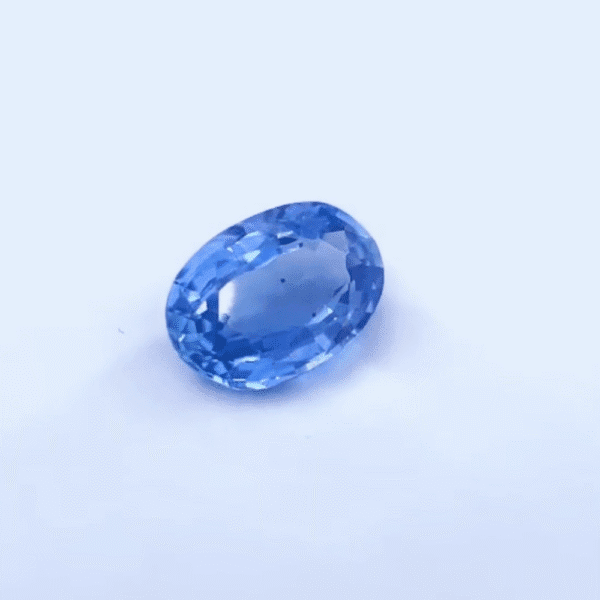 0.93 Ct Unheated Blue Sapphire