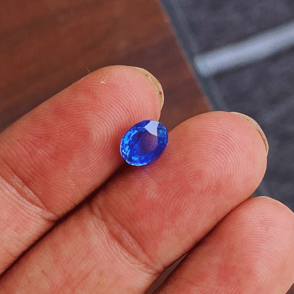 1.82 Ct Unheated Cornflower Blue Sapphire