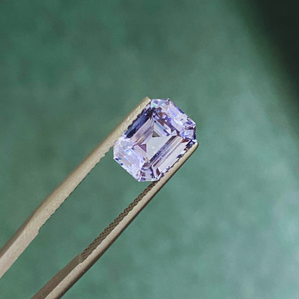 3.64 Ct Unheated White Sapphire
