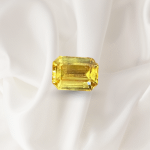 4.21 Ct Unheated Vivid Yellow Sapphire