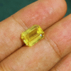 4.21 Ct Unheated Vivid Yellow Sapphire