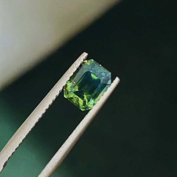 1.76 Ct Unheated Teal Green Sapphire