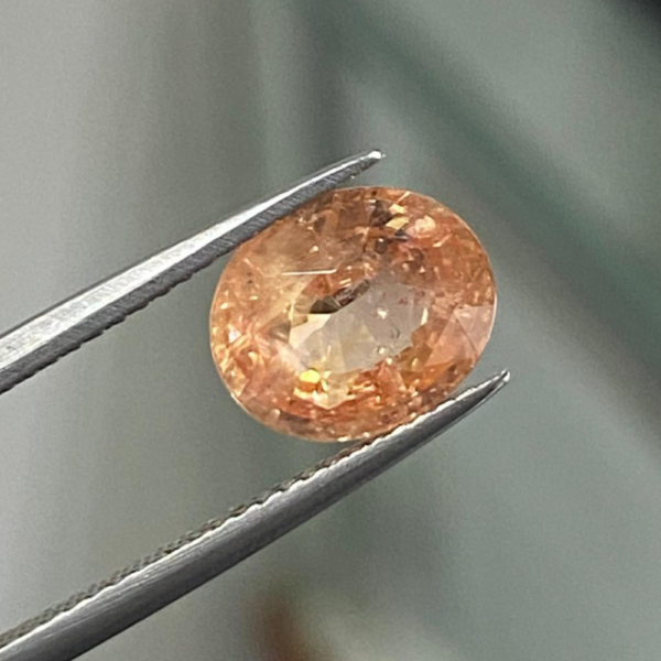 3.64 Ct Unheated Pinkish Orange Padparadscha Sapphire