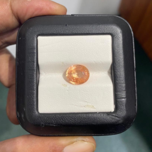 3.64 Ct Unheated Pinkish Orange Padparadscha Sapphire