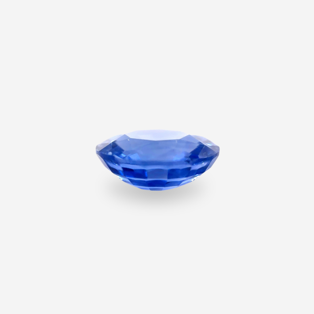 2.95 Ct Unheated Blue Oval
