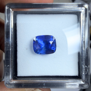 3.06 Ct Unheated Blue Sapphire