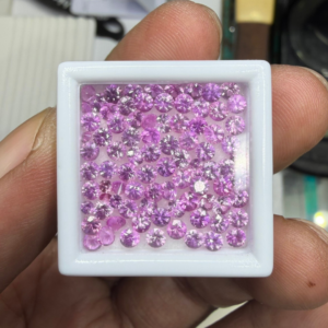 2.5 mm Calibrated Pink Sapphire - 2 | Rainbow Gems 2.5 mm Calibrated Pink Sapphire