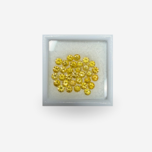 2.5 mm Calibrated Yellow Sapphire - 1 | Rainbow Gems 2.5 mm Calibrated Yellow Sapphire