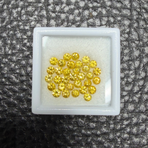 2.5 mm Calibrated Yellow Sapphire - 3 | Rainbow Gems 2.5 mm Calibrated Yellow Sapphire